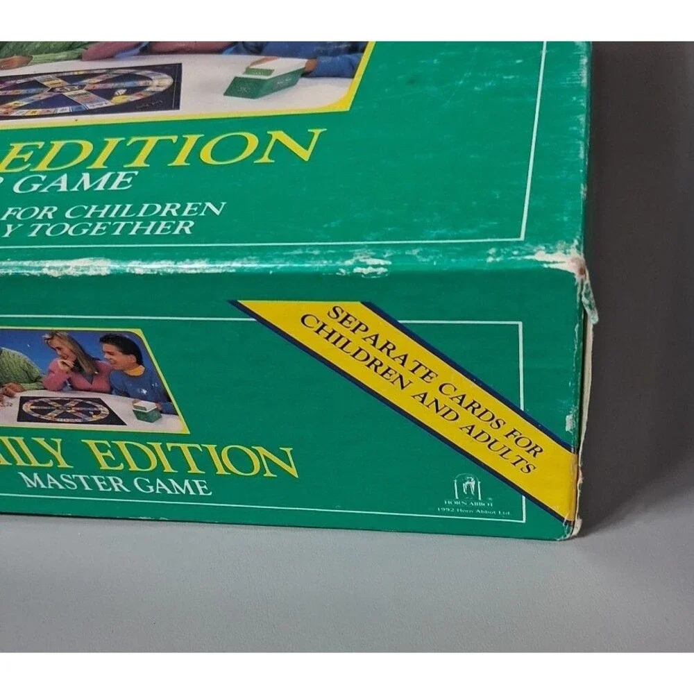 Vtg‎ 1992 Trivial Pursuit Family Edition Complete Master Set Retro Kids & Adults